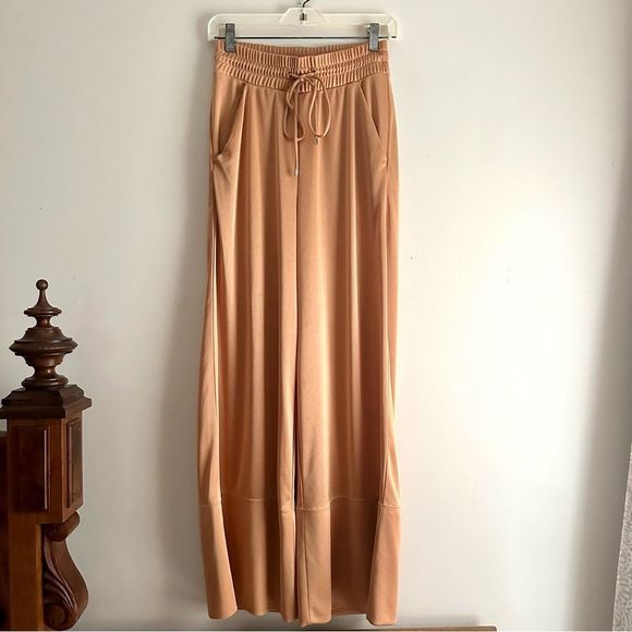 ASOS • Soft Utility Satin Wide Leg Pants - Picture 6 of 14
